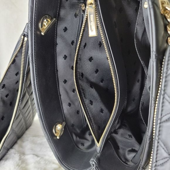 π NW kate spade New York 3 Set Leather Designer Purse Bag 3 in 1 Wallet + Pouch - Picture 11 of 15